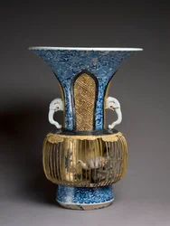 Vogelkäfigvase, ca. 1720
