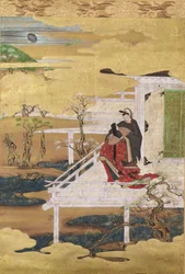 Szene aus der Geschichte von Genji