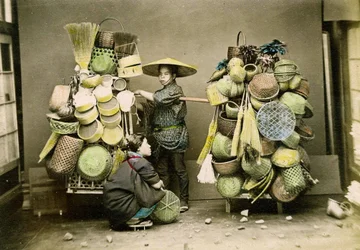 Der Korbverkäufer, ca. 1888