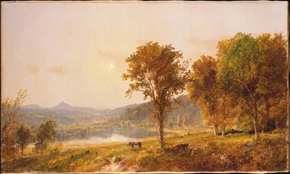 Die Berge Brimstone und Sugar Loaf von Warwick aus