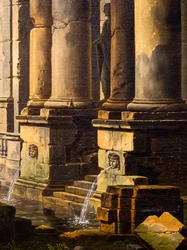 Ruinen eines antiken Bades