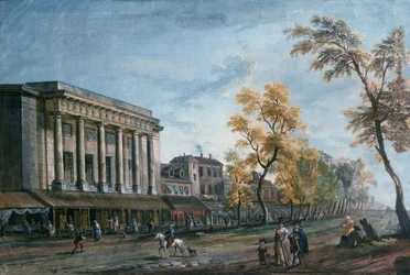 Der Boulevard du Temple und das Théâtre des Italiens, Paris