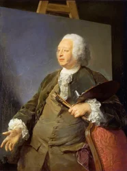 Porträt von Jean-Baptiste Oudry