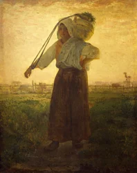 Normannische Milchmädchen in Greville