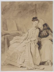 Das intime Gespräch, ca. 1778-80