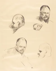Ambroise Vollard, vier Skizzen