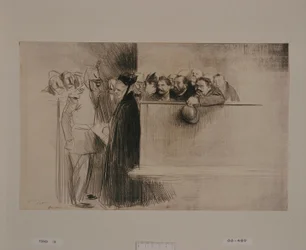 Das Publikum (3. Tafel)