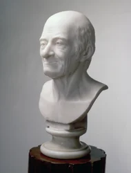 Büste von Voltaire, um 1770