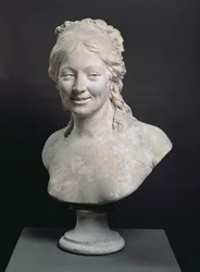 Porträtbüste von Madame Houdon, der Ehefrau des Künstlers, 1786