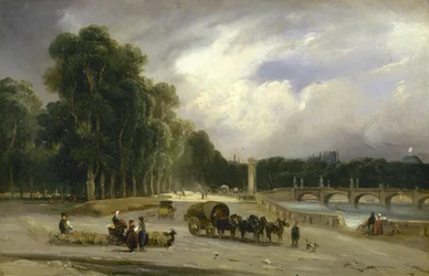 Le Cours-la-Reine, circa 1828