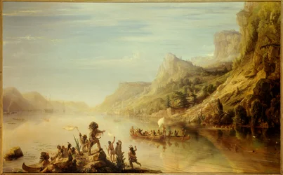 Der französische Entdecker Jacques Cartier entdeckte und befuhr 1535 den Sankt-Lorenz-Strom in Kanada