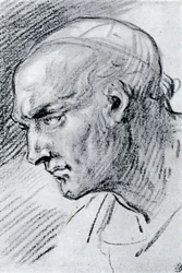 Studie eines Kopfes, 1913