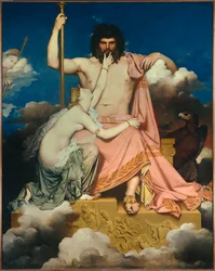 Jupiter und Thetis. Gemälde von Jean Auguste Dominique Ingres