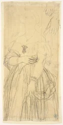 Studie für das Kleid und die Hände von Madame Moitessier