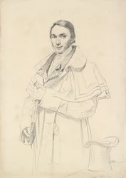 Dreiviertel-Porträt von Jean-Francois-Antoine Forest, 1823