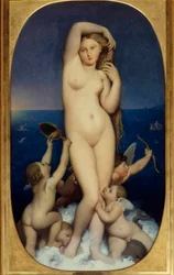 Venus Anadyomene, 19. Jahrhundert, Maße: 1,6 x 0,9 m, Chantilly, Musée Condé