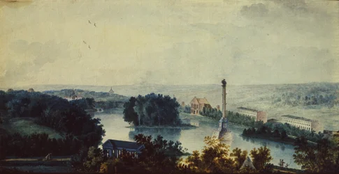 Zarskoje Selo. Die Chesme-Säule, 1780er Jahre