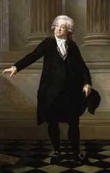 Porträt von Honore Gabriel Riqueti, Graf von Mirabeau