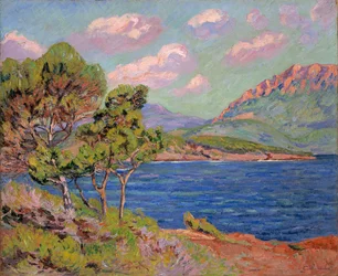 Die Bucht von Agay an der Côte d’Azur, um 1910