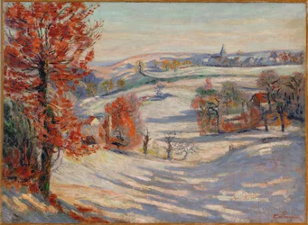 Schnee in Crozant