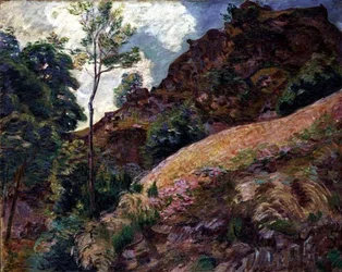 Die Ufer des Luys-Flusses