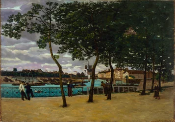 Die Seine in Paris, 1871