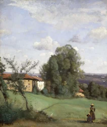 Ein Bauernhof in Dardagny, ca. 1855-57