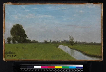Niederländische Landschaft in Holland, 1854