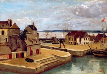 Honfleur, Häuser am Kai