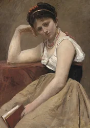 Unterbrochene Lektüre, ca. 1870