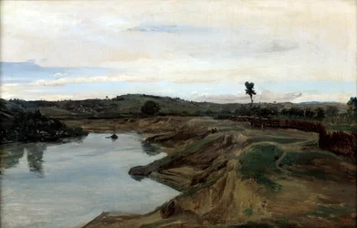 Poussins Spaziergang, Die römische Campagna, 1826-1828