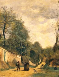 Straße in Ville d