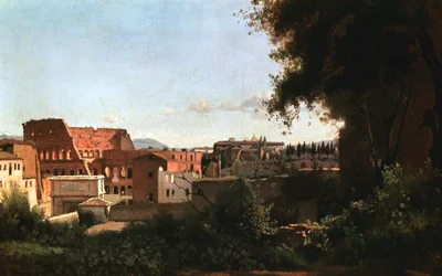 Das Kolosseum: Blick von den Farnese-Gärten, Rom, 1826