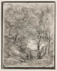Die Gärten des Horaz, Originaldruck 1855, gedruckt 1921