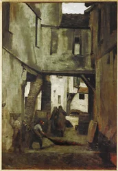 Die Gerbereien von Mantes, Frankreich