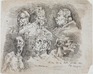 Studien von Köpfen