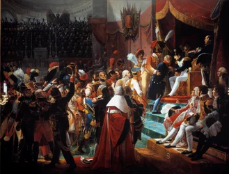 Erste Verleihung der Ehrenlegion in der Kirche der Invaliden am 14. Juli