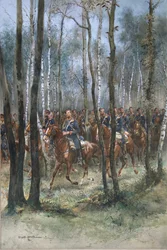 Soldaten zu Pferd, 1884