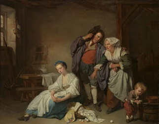 Zerbrochene Eier, 1756