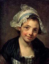 Mädchen mit Haube, 1760er Jahre