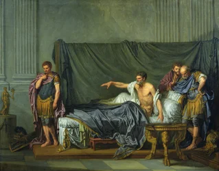 Kaiser Severus tadelt seinen Sohn Caracalla, weil dieser ihn ermorden wollte, 1769