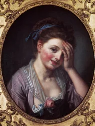 Das Mädchen hat die Rose