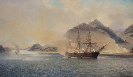 Seeschlacht in der Straße von Shimonoseki, 20. Juli 1863, 1865