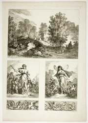 Tafel 22 von 38 aus Oeuvres de J. B. Huet