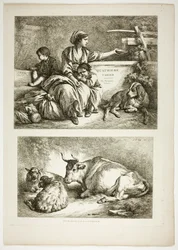 Tafel Neunzehn von 38 aus Oeuvres de J. B. Huet