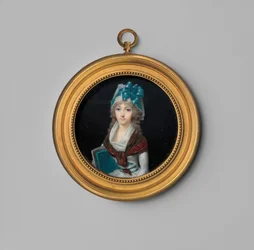 Porträt einer Frau, ca. 1795 (Elfenbein)