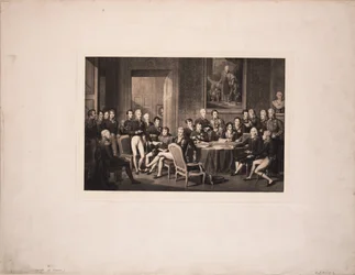 Der Wiener Kongress, ca. 1815