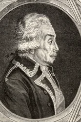 Graf Nicolas Luckner, graviert von Pannemaker-Ligny, aus 