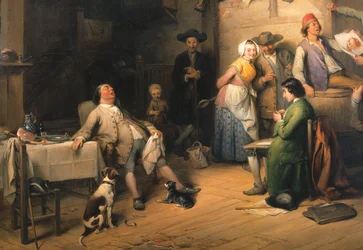 Beim Mittagsschlaf erwischt, 1842