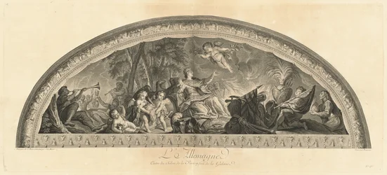 Deutschland, Zentrum des Salons des Friedens gegenüber der Galerie [pl. 46]